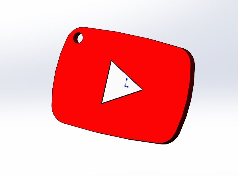 Anahtarlık YouTube (Plastik Aparattır!!!)