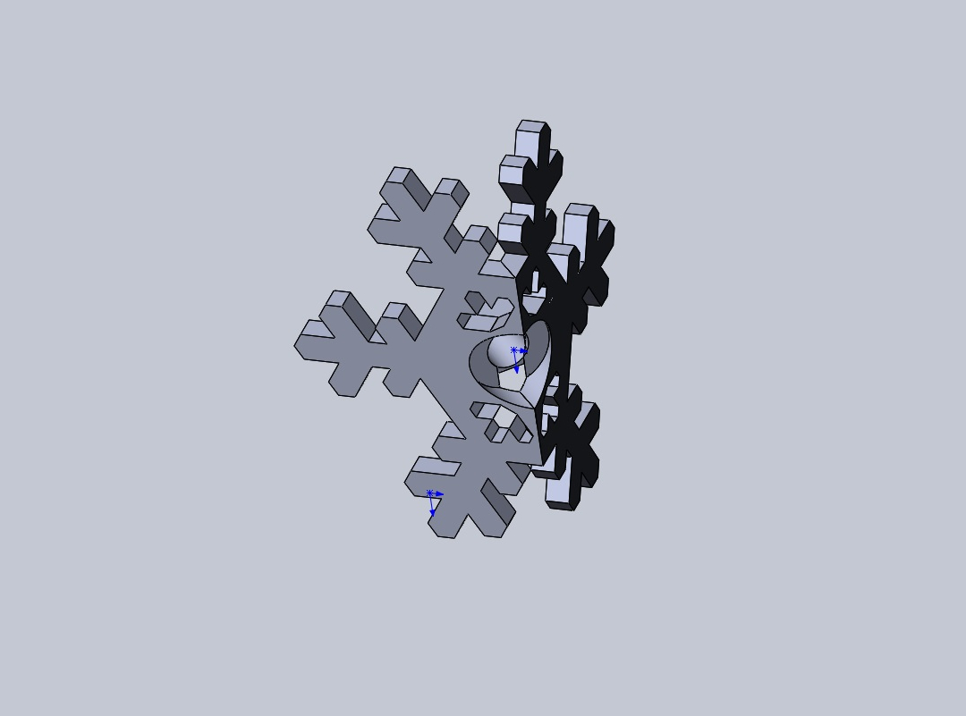köşe kaplaması Snowflake (stl +solidworks) (Plastik Aparattır!!!) köşe kaplaması Snowflake (stl +solidworks) (Plastik Aparattır!!!)
