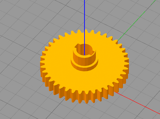 Çin RC arabasının motor dişlisi (39 diş). (Plastik Aparattır!!!)