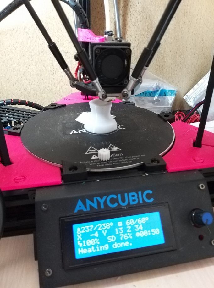Продам 3d принтер Anycubic Kossel 
