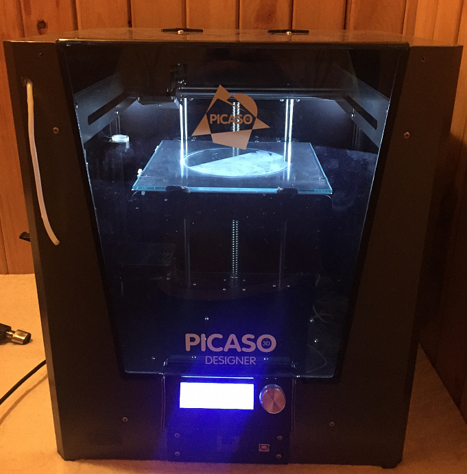 Продам принтер Picaso 3d designer +20 кг пластика + группа в вк в подарок