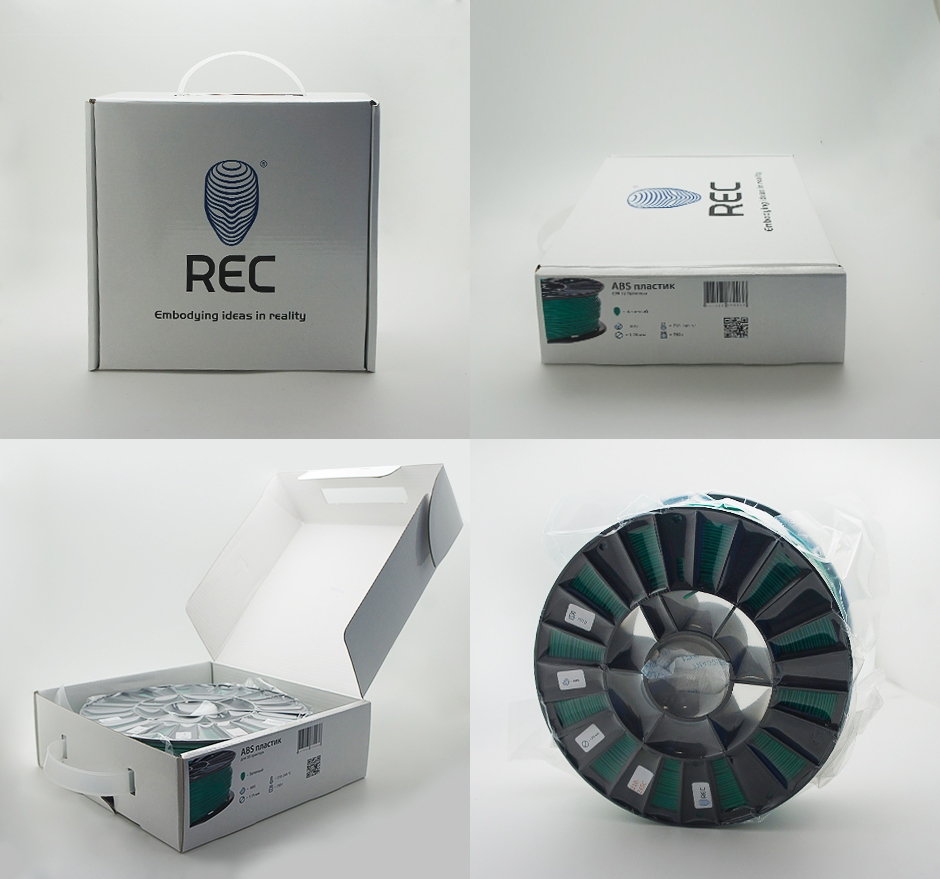 Продаю ABS пластик 1.75 REC 0.75 кг и PLA пластик FL-33 1.75 мм 1 кг