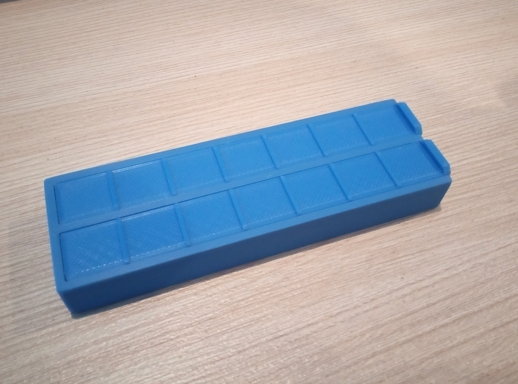 Minyatür tablet kutusu, 7 gün, sabah-akşam (Plastik Aparattır!!!)