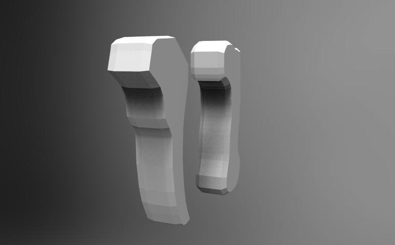 Распечатать 2 детали в 6см^3