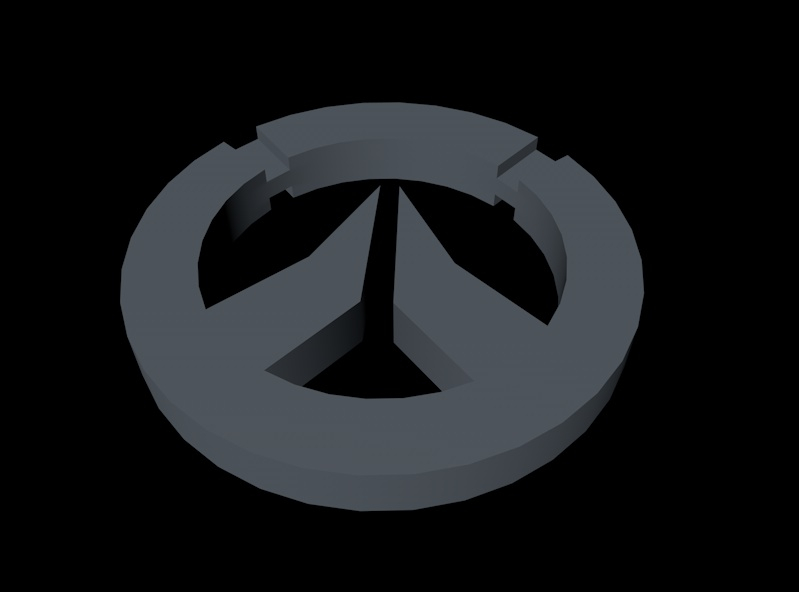 Overwatch Logosu (Plastik Aparattır!!!)