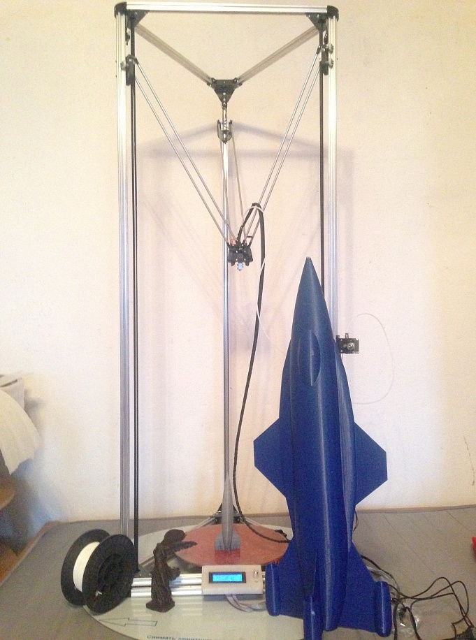 3d Принтер Дельта Коссель с большим полем (диаметр 350мм   высота 700мм)