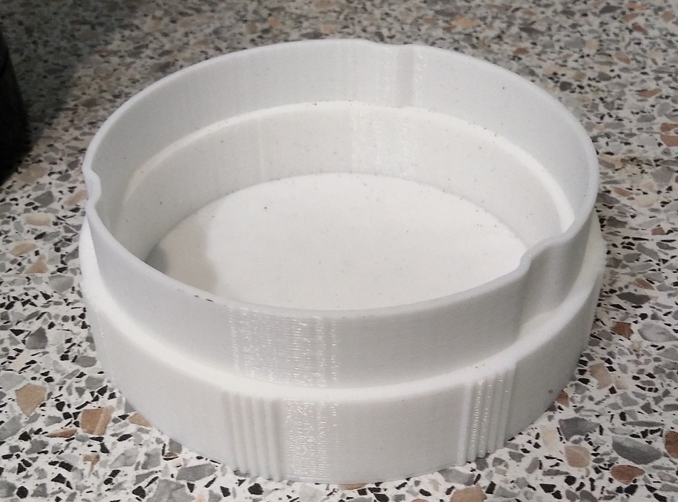 Kahve değirmeni kapağı (SolveSpace) (Plastik Aparattır!!!)