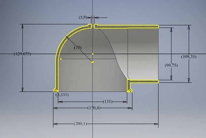 Печать отвода