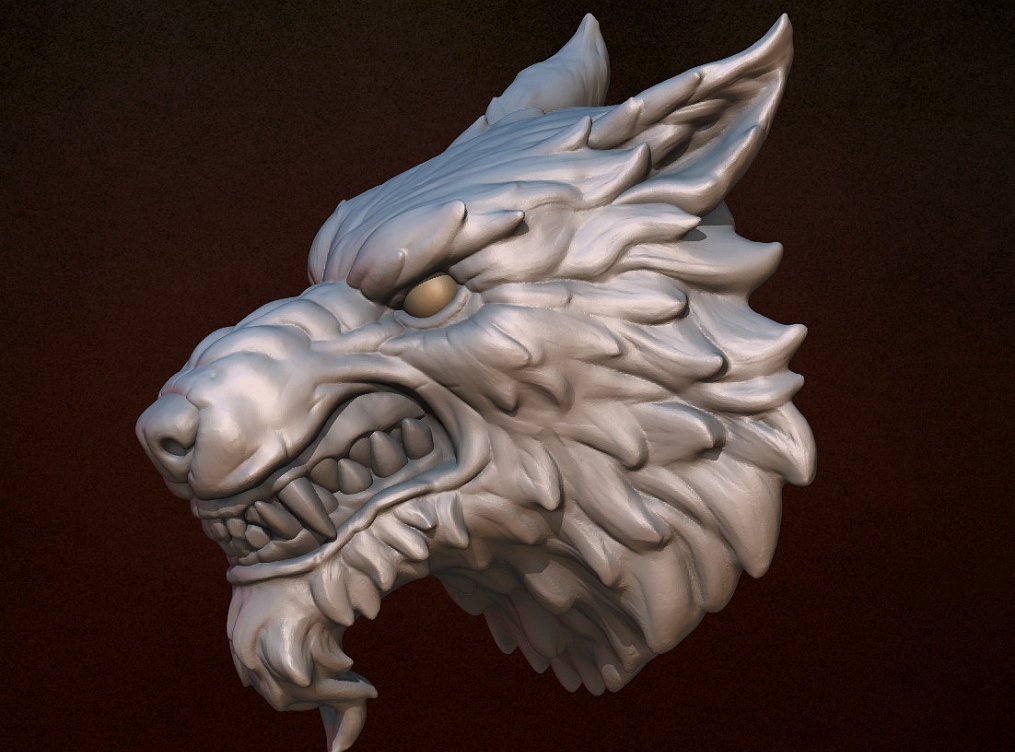 Голова волка