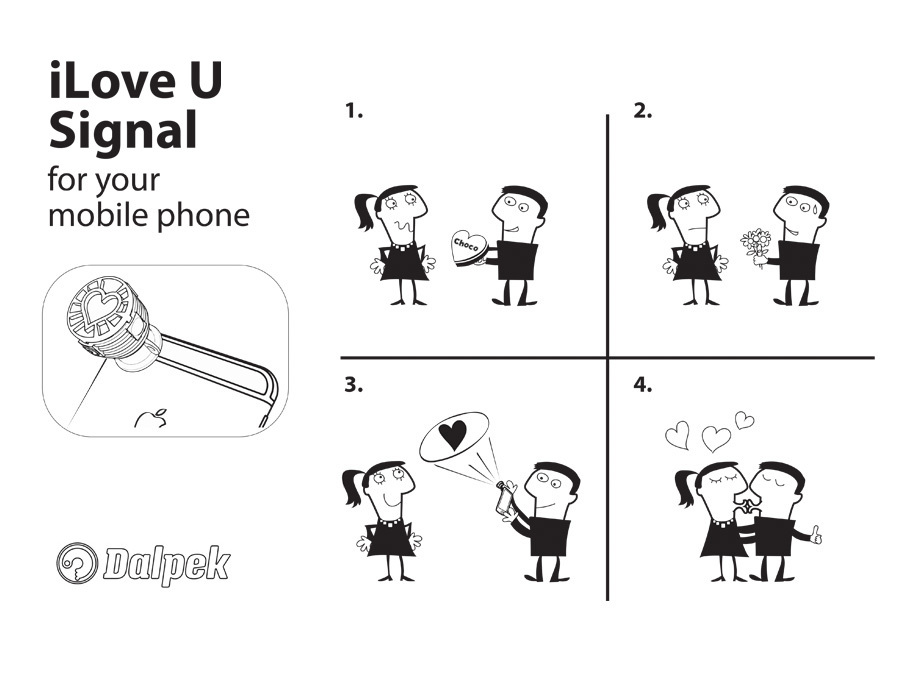 iPhone için El Feneri - iLove U (Plastik Aparattır!!!)