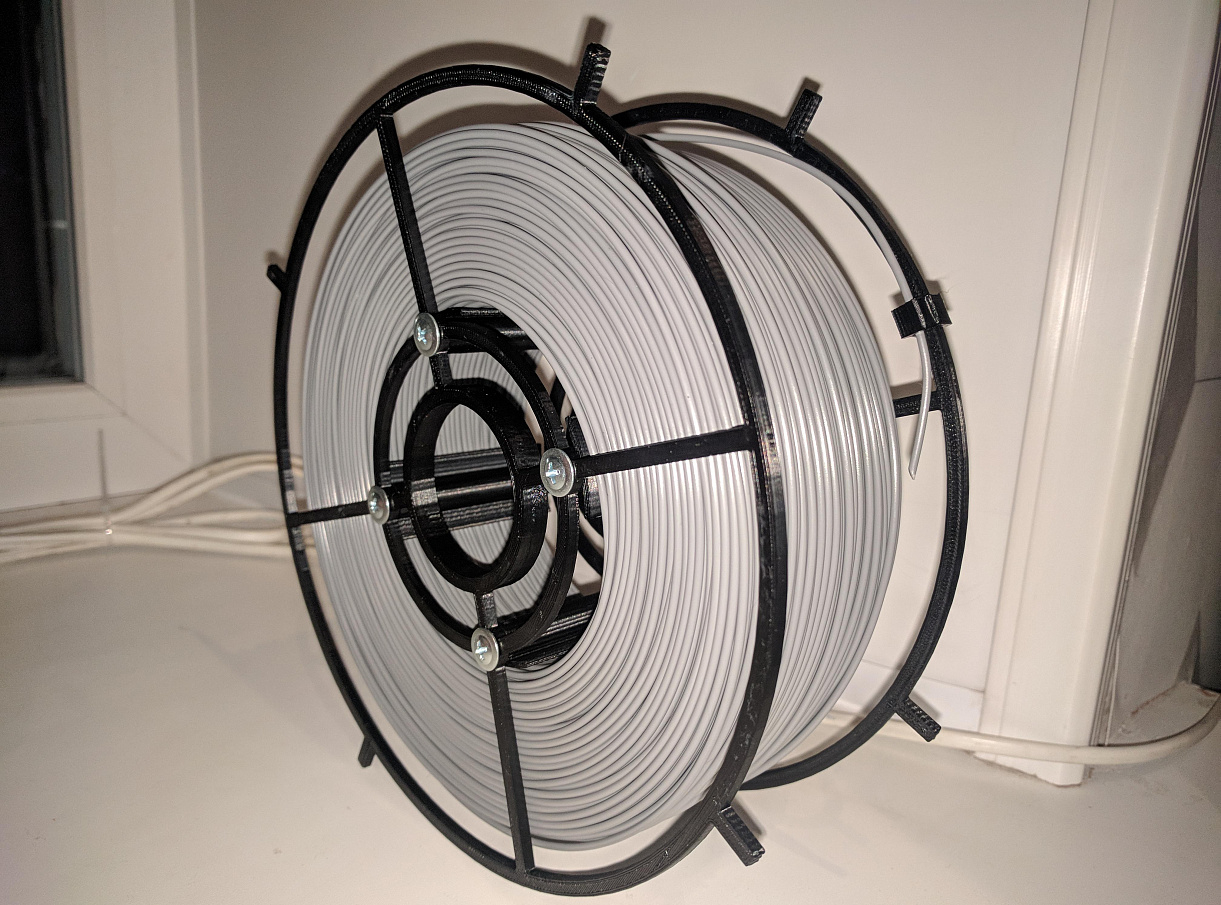 3d модель Катушка для пластика для 3d принтера - скачать бесплатно 3д ...