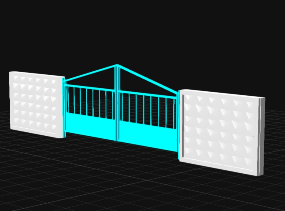 Как сделать ворота в 3д максе