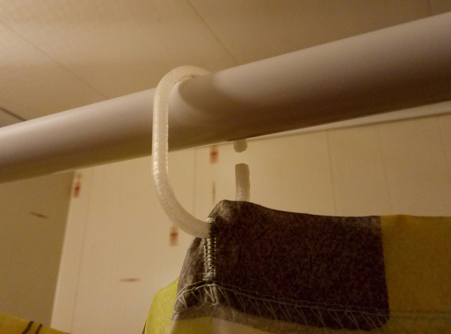 Banyo Perdesi Halkası (Plastik Aparattır!!!)