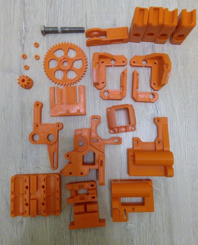 Комплект пластиковых деталей для Prusa i3 Rework Комплект пластиковых деталей для Prusa i3 Rework