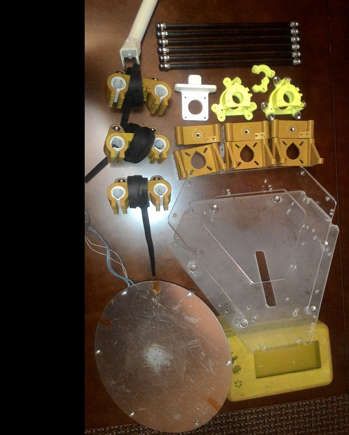 Комплект деталей для 3Д Дельта принтера 