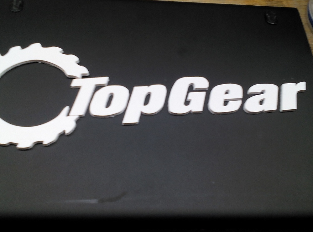 İngiliz otomobil fuarı TopGear'ın 3 boyutlu logosu (Plastik Aparattır!!!) İngiliz otomobil fuarı TopGear'ın 3 boyutlu logosu (Plastik Aparattır!!!)