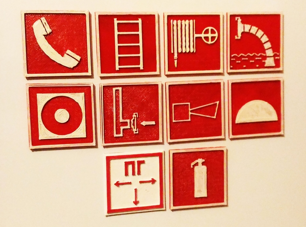 Yangın işaretleri (Plastik Aparattır!!!)