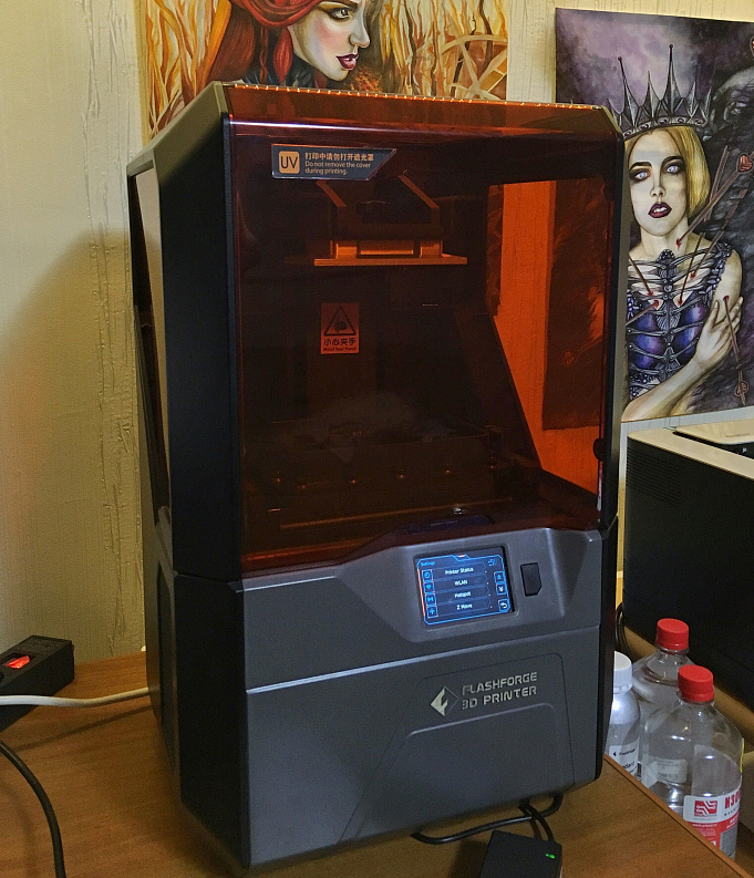 Продам фотополимерный 3D принтер Flashforge Hunter