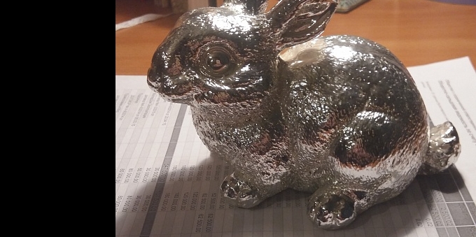 Отрисовать зайца для печати