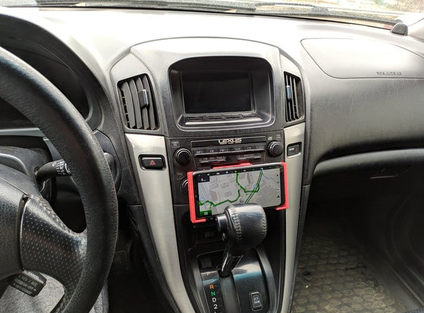 Lexus RX300 kaset çalar için Redmi Note 7 tutucu (Plastik Aparattır!!!)