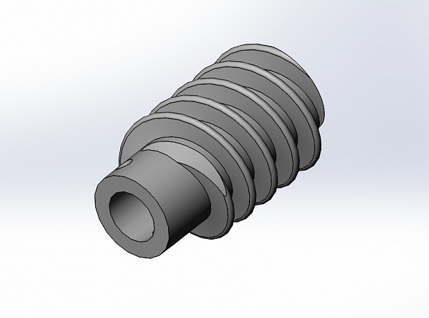 Червяк редуктора привода дверей лифта №1