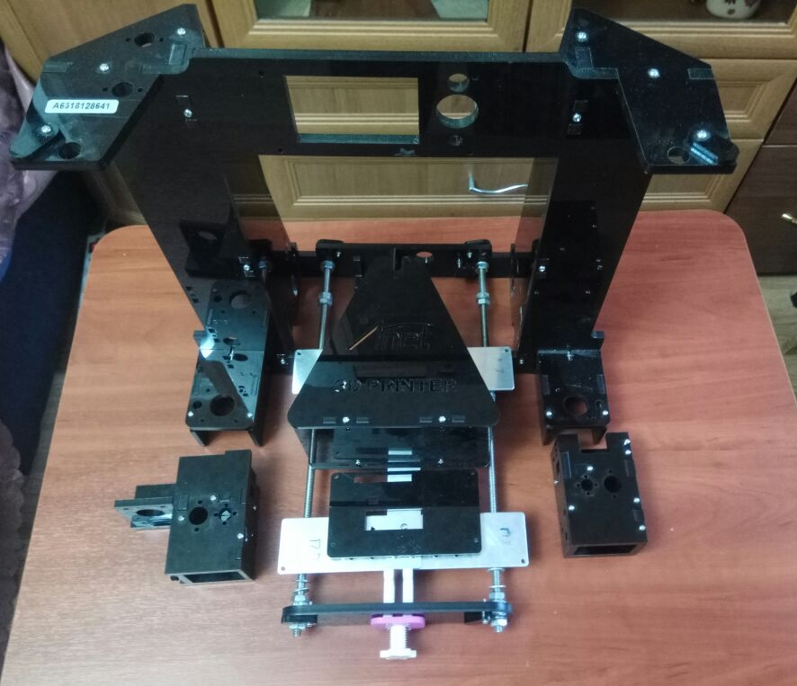 Anet A6 акриловая рама всборе+ бонусы