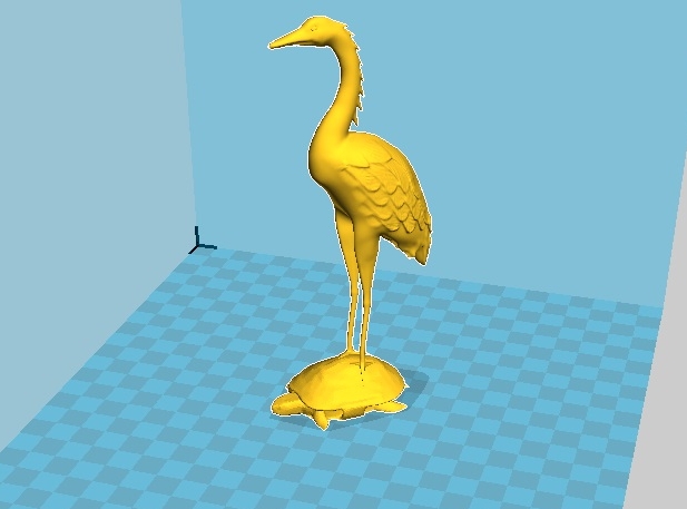 Kaplumbağa ve balıkçıl. (Plastik Aparattır!!!)