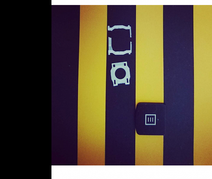 Печать детали от крепления клавиши к клавиатуре