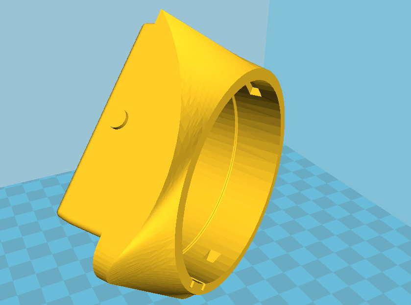 Продажа 3D-модели "Переходник под дефлектор от калины в гранту"