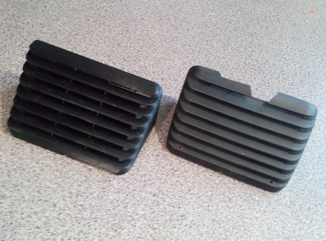 VW Transporter'da ısıtıcı ızgarası (Plastik Aparattır!!!)