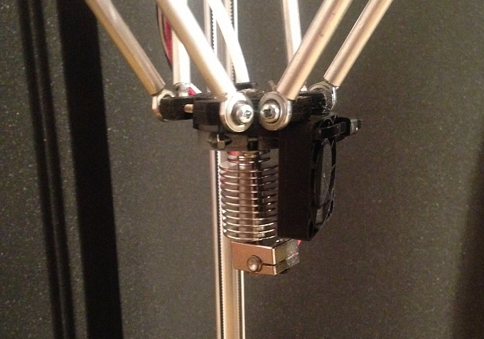 3d принтер дельта с переходником для фрезера