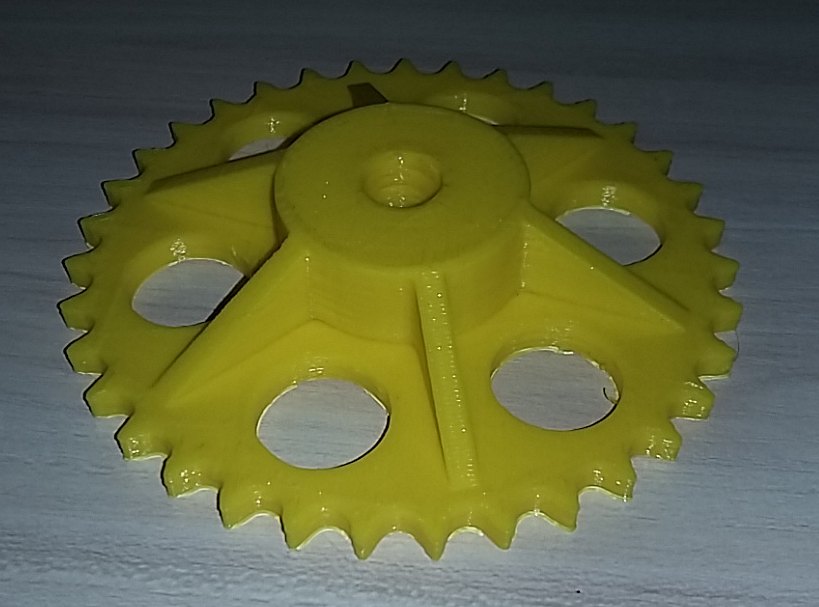 9.525 zincir için dişli 35 diş (Plastik Aparattır!!!)