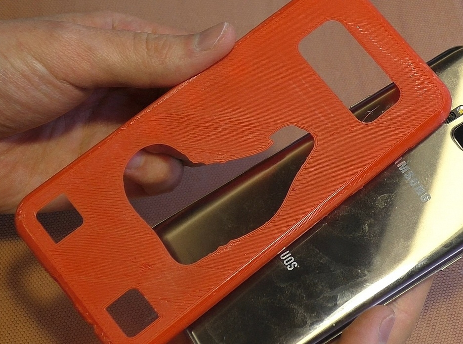 Bekleme kutulu Samsung S8+ kılıfı (Plastik Aparattır!!!)