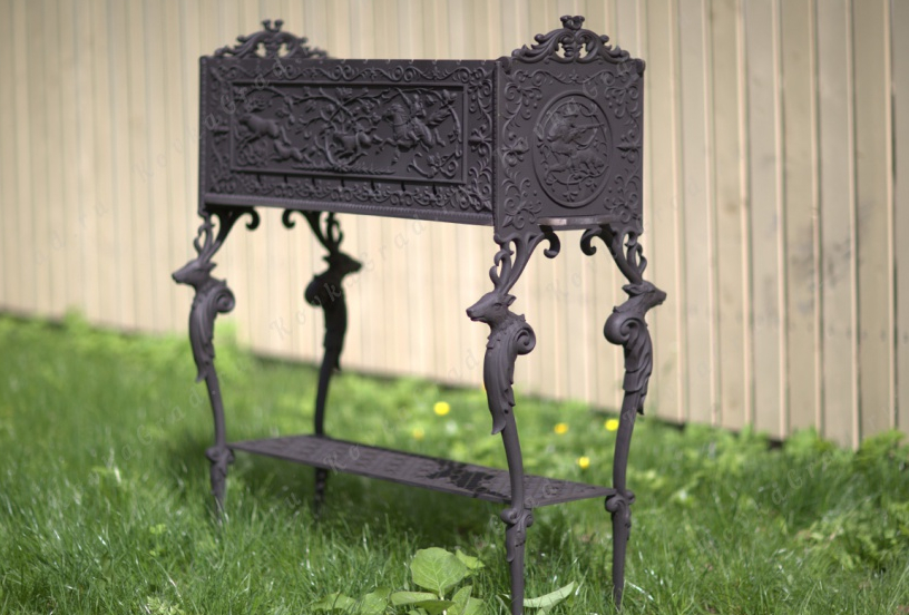 Необходимо смоделировать мангал разборный для литья из чугуна