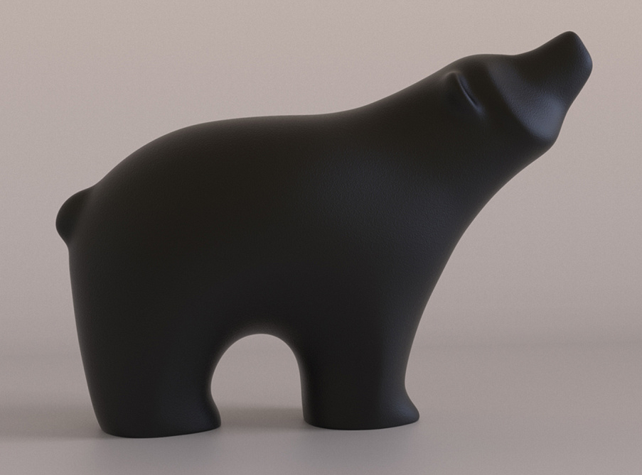 Ayı heykelciği (Plastik Aparattır!!!)