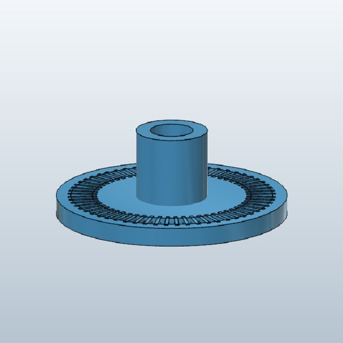 Колесо оптического энкодера для руля logitech g25 по готовой stl модели