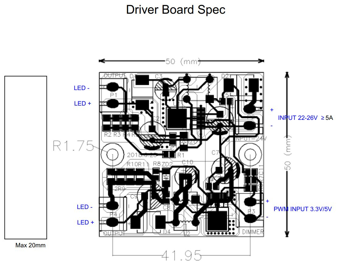 Блок засветки для 3Д принтеров 5.5" Блок засветки для 3Д принтеров 5.5"