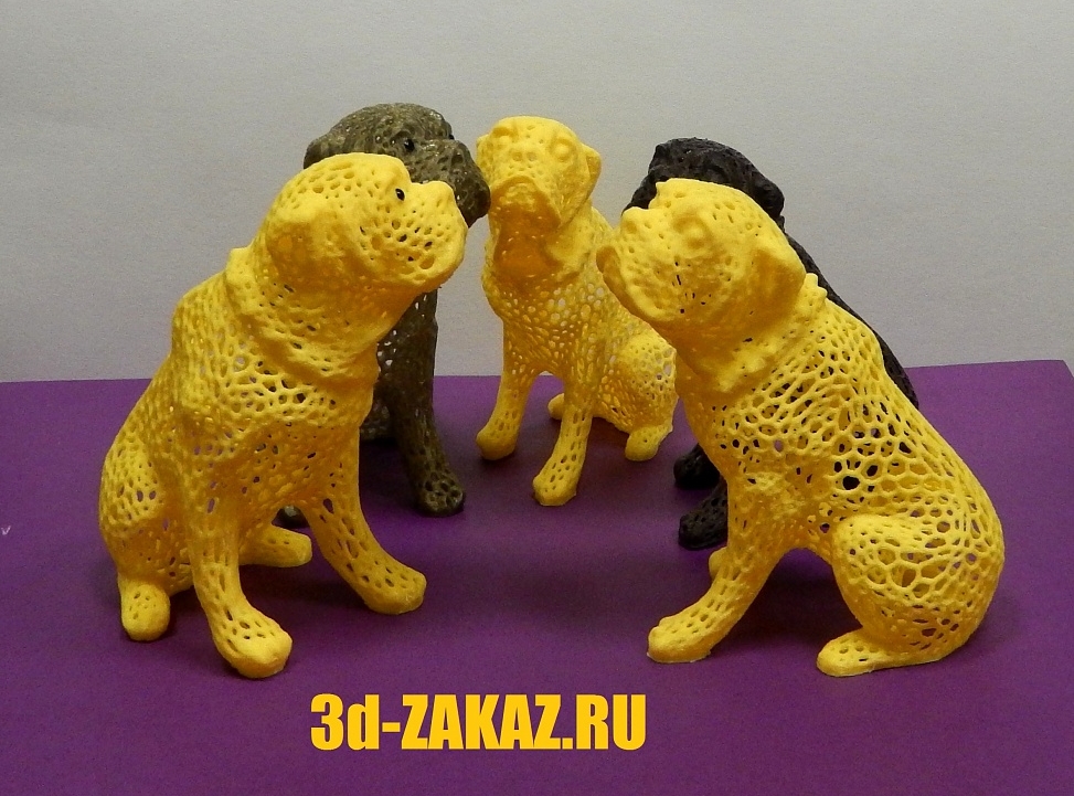 Cобака символ 2018 года, дизайн Voronoi