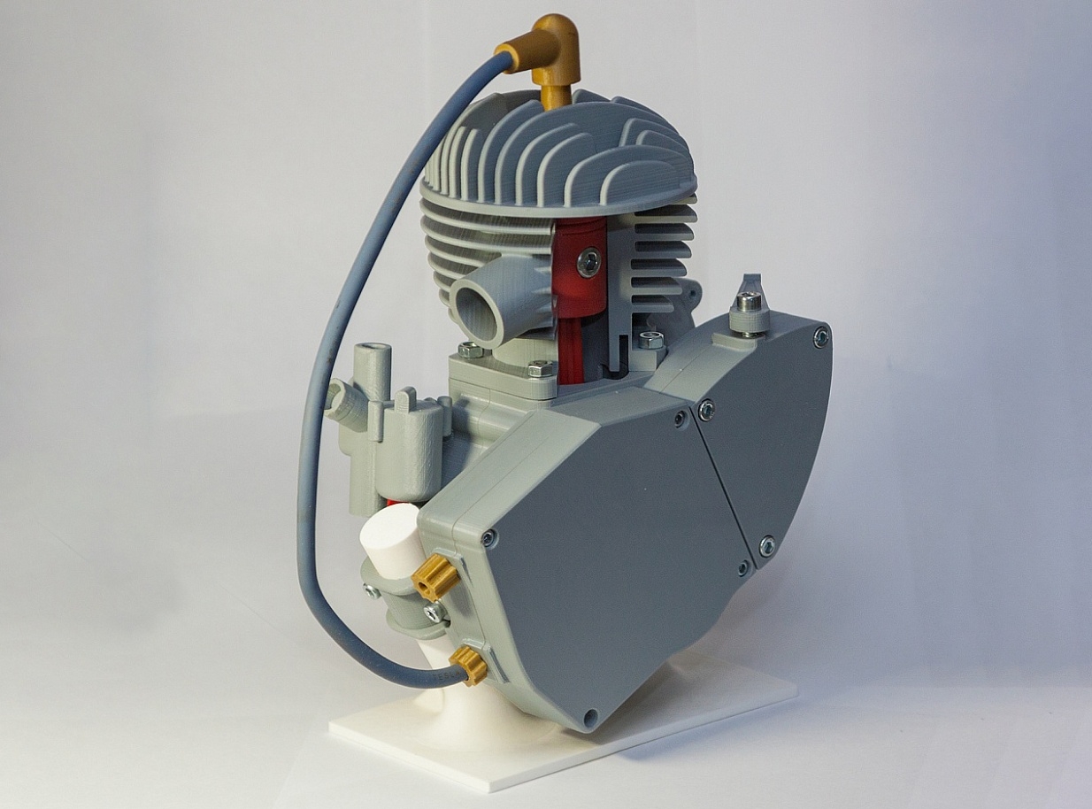 Двигатель Д6 масштаб 1:1