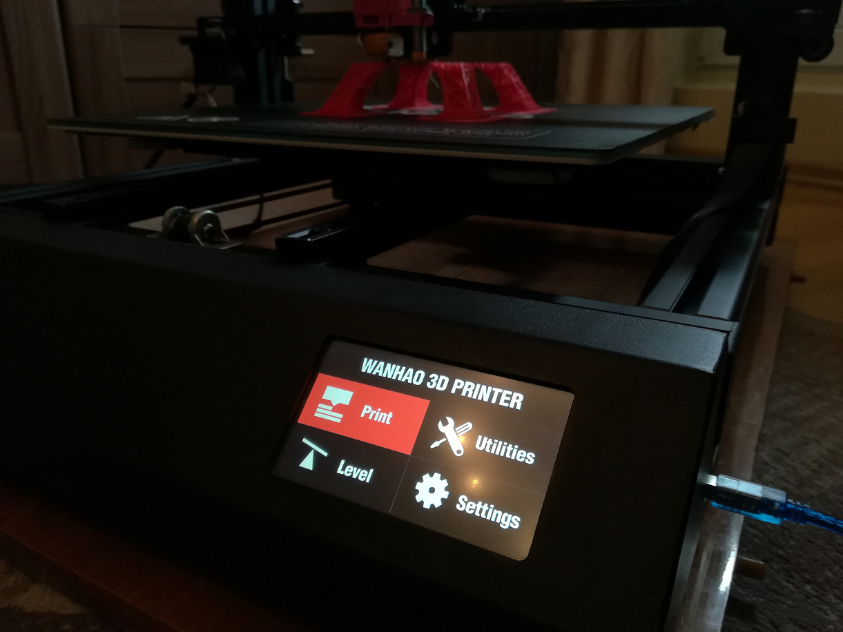 большой и надежный 3д принтер wanhao d9(400x400x400)