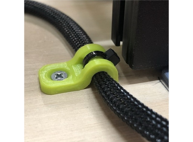 Kendinden kılavuzlu kablo sabitleme. (Plastik Aparattır!!!)