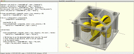 OpenSCAD - программное обеспечение для создания 3D CAD моделей.