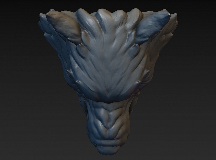 Голова волка