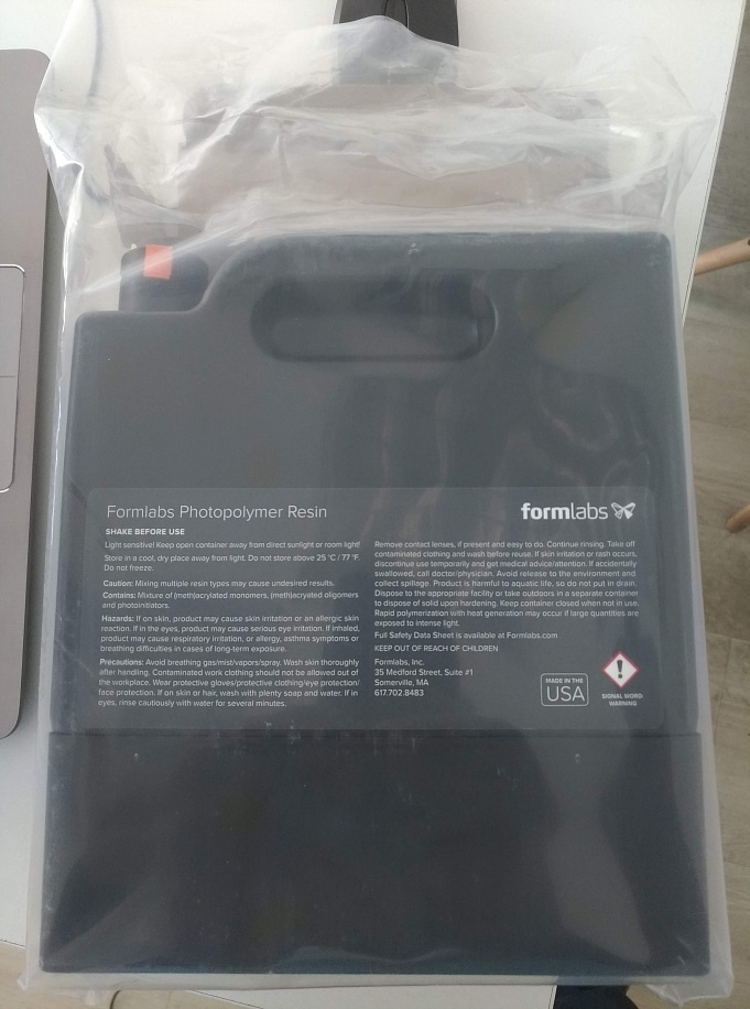 Полимер Formlabs Castable. Form 2.