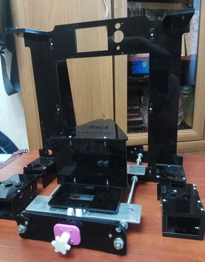 Anet A6 акриловая рама всборе+ бонусы