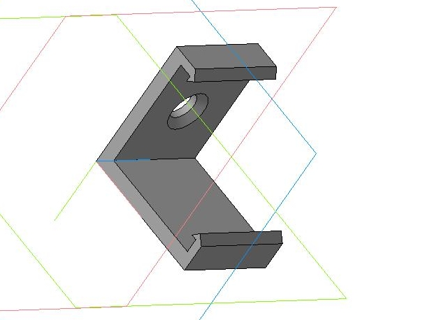 Alüminyum köşe profili için bağlantı elemanları 16x16 mm (Plastik Aparattır!!!)