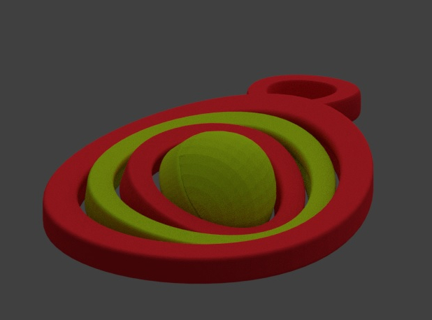 Anahtarlık "Paskalya yumurtası" 4 kontur (Plastik Aparattır!!!)