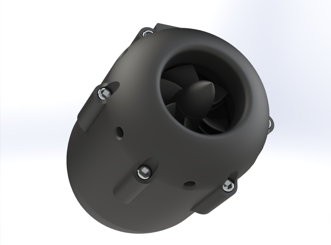 Underwater impeller motor