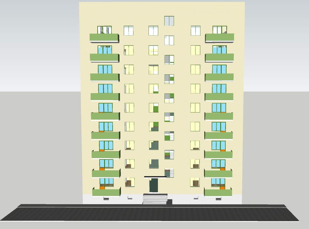 Типовой жилой дом 1-447С