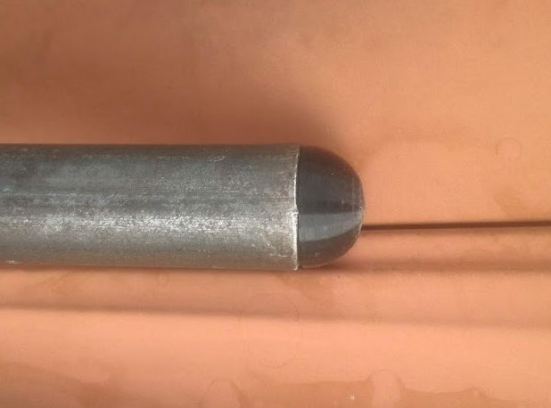 Çelik boru için tapa 33 harici 27,6 dahili (Plastik Aparattır!!!)